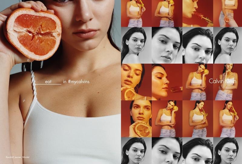 Kendall Jenner na nova campanha global da Calvin Klein, "Erotica", divulgada nas redes sociais