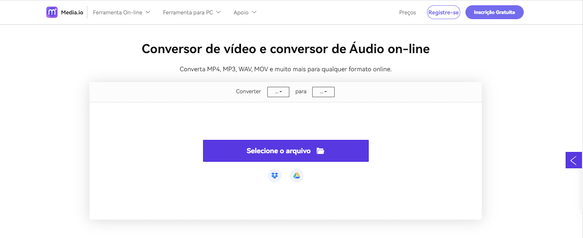 Aplicativos online para converter vídeos do  em divertidos