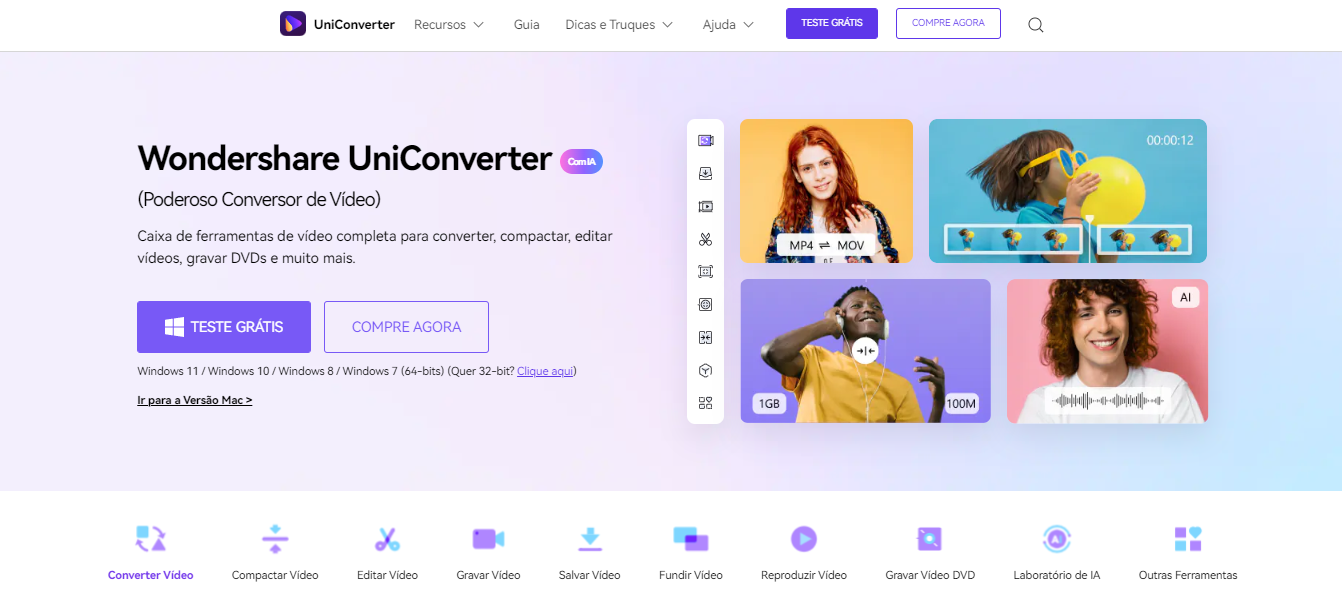 Aplicativos online para converter vídeos do  em divertidos