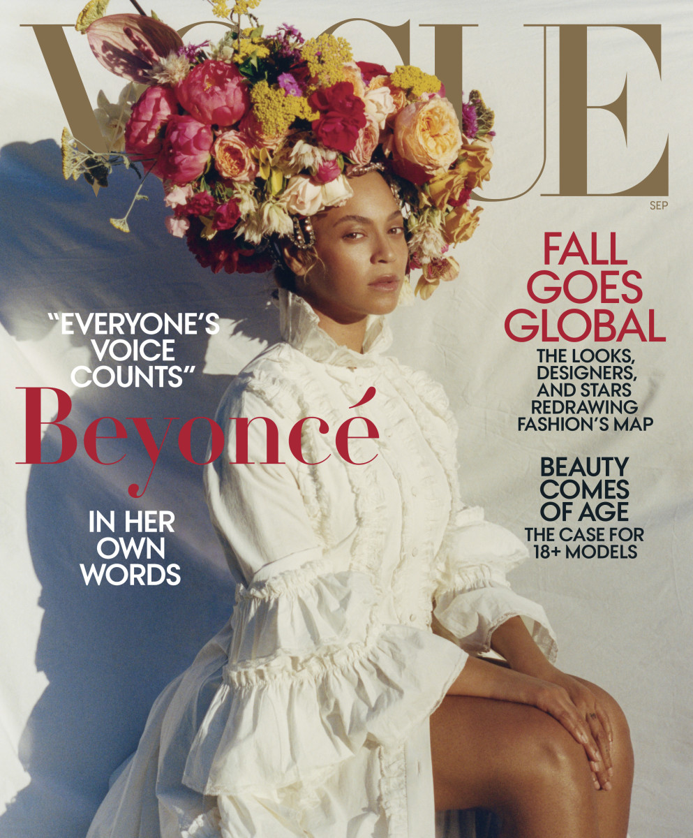 Beyoncé fotografada por Tyler Mitchell para a Vogue US / Reprodução