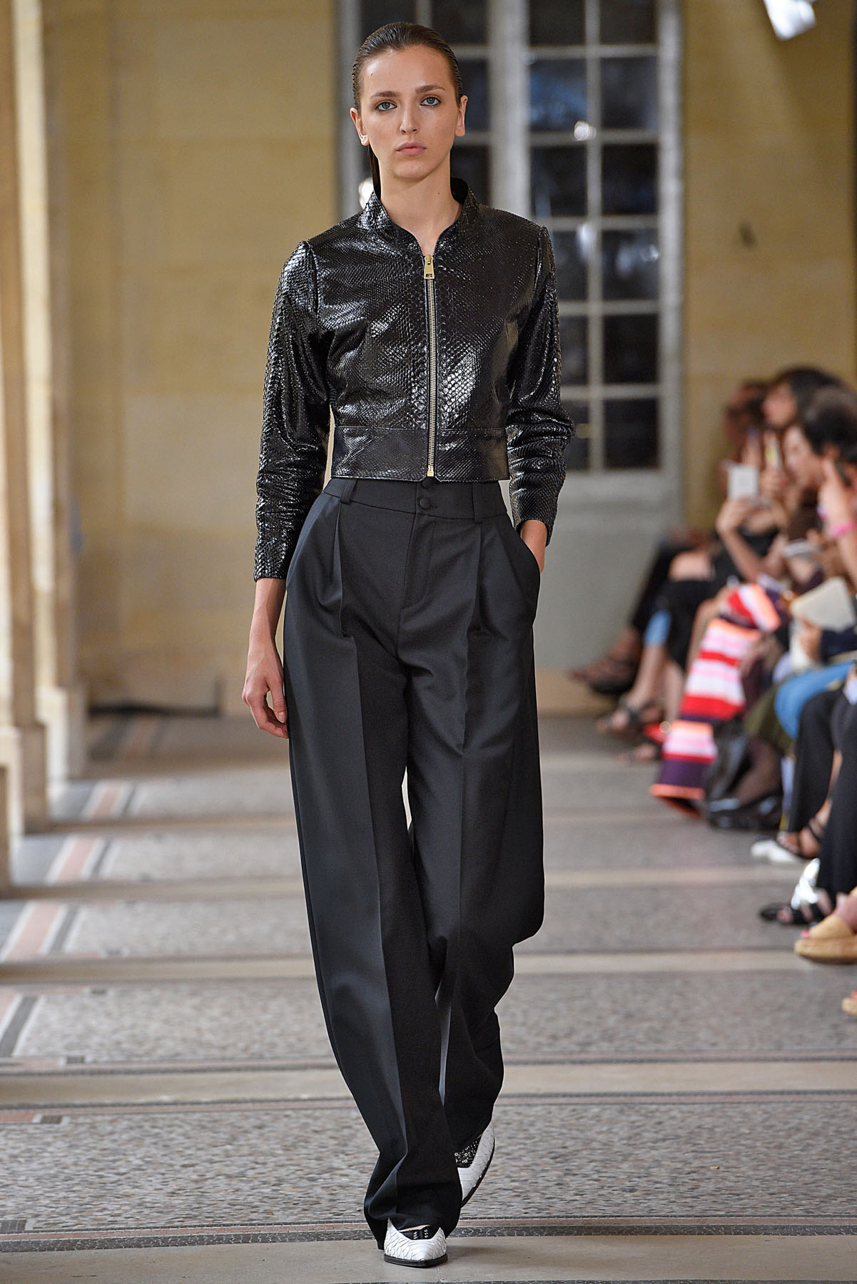 日本公式通販 BOUCHRA JARRAR PARIS シルクシアーシャツ FRANCE製 | cq