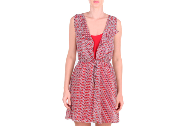 Novidade no FFW Shop, o vestido estampado com forro liso da Maria Filó sai por R$ 373.
