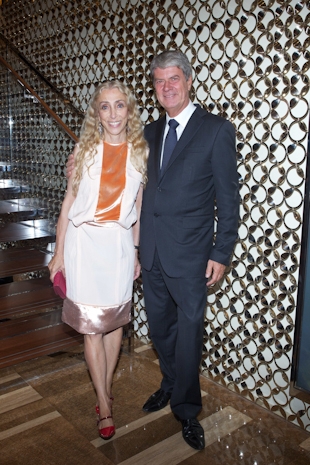 Franca Sozzani e Yves Carcelle, Presidente da Louis Vuitton