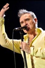 Morrissey, durante sua apresentação em São Paulo