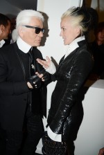 Karl Lagerfeld e Daphne Guiness