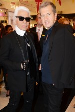 Karl Lagerfeld e Mario Testino