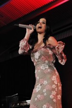 Katy Perry, vestindo Naeem Khan