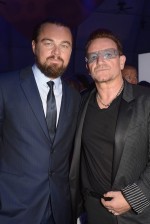 Leonardo DiCaprio e Bono Vox