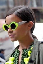 2012: Miroslava Duma no desfile da Marc by Marc Jacobs na semana de moda de Nova York
