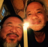 Os artistas Ai Weiwei e Anish Kapoor fazem ação juntos em apoio aos refugiados