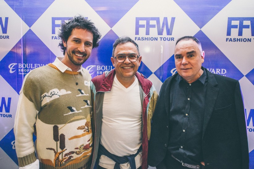 Arlindo Grund, Paulo Borges e Reinaldo Lourenço