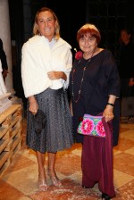 Miuccia Prada e a diretora do curta da série "Miu Miu Women's Tales"