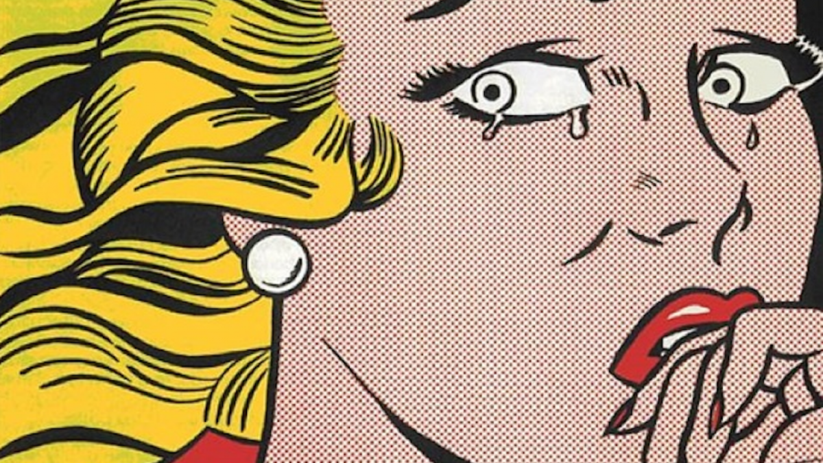 “Crying Girl”, de Roy Lichtenstein / Reprodução