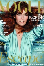 Florence Welch na capa da ''Vogue'' britânica de janeiro/2012
