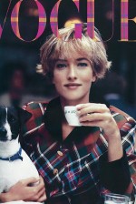 Tatjana Patitz na capa da ''Vogue'' britânica de novembro de 1989