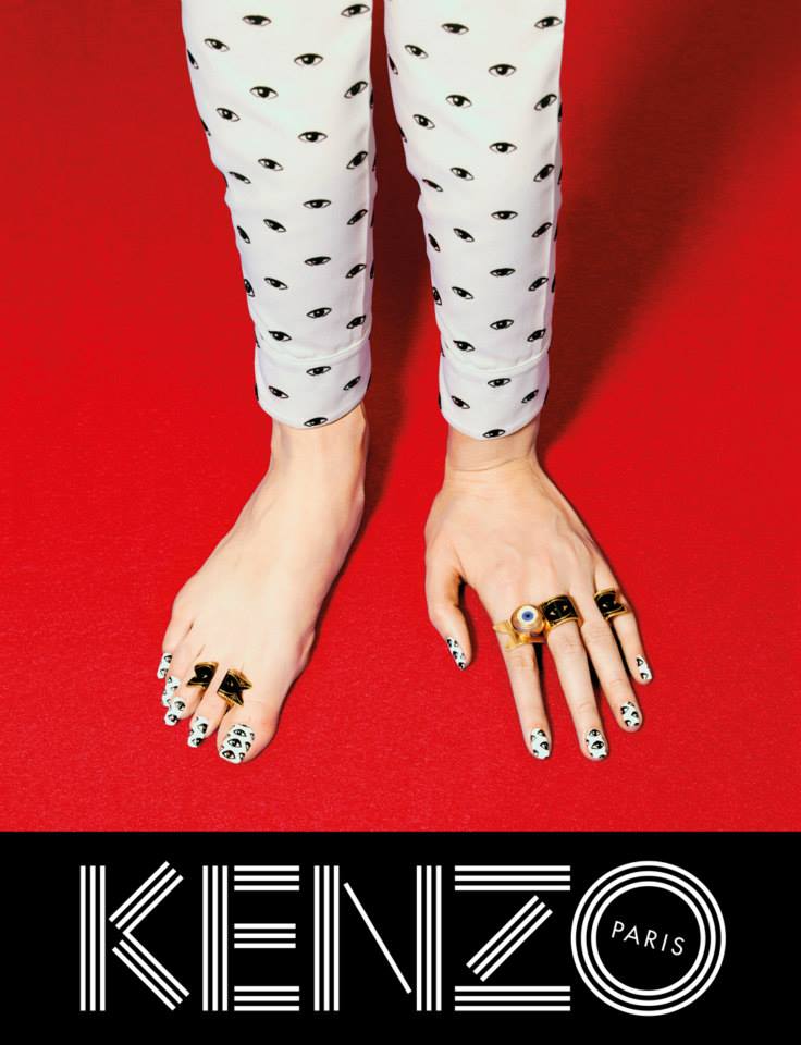 Com artista Maurizio Cattelan, Kenzo cria campanha