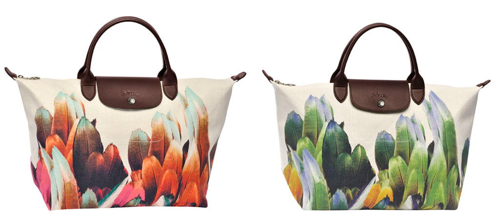 longchamp printed bolsa