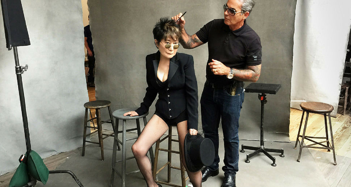 Yoko Ono em making of do Calendário Pirelli 2016, que será divulgado no dia 30 de novembro