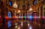 Sala do palácio remodelada para a exposição. Foto © Olafur Eliasson