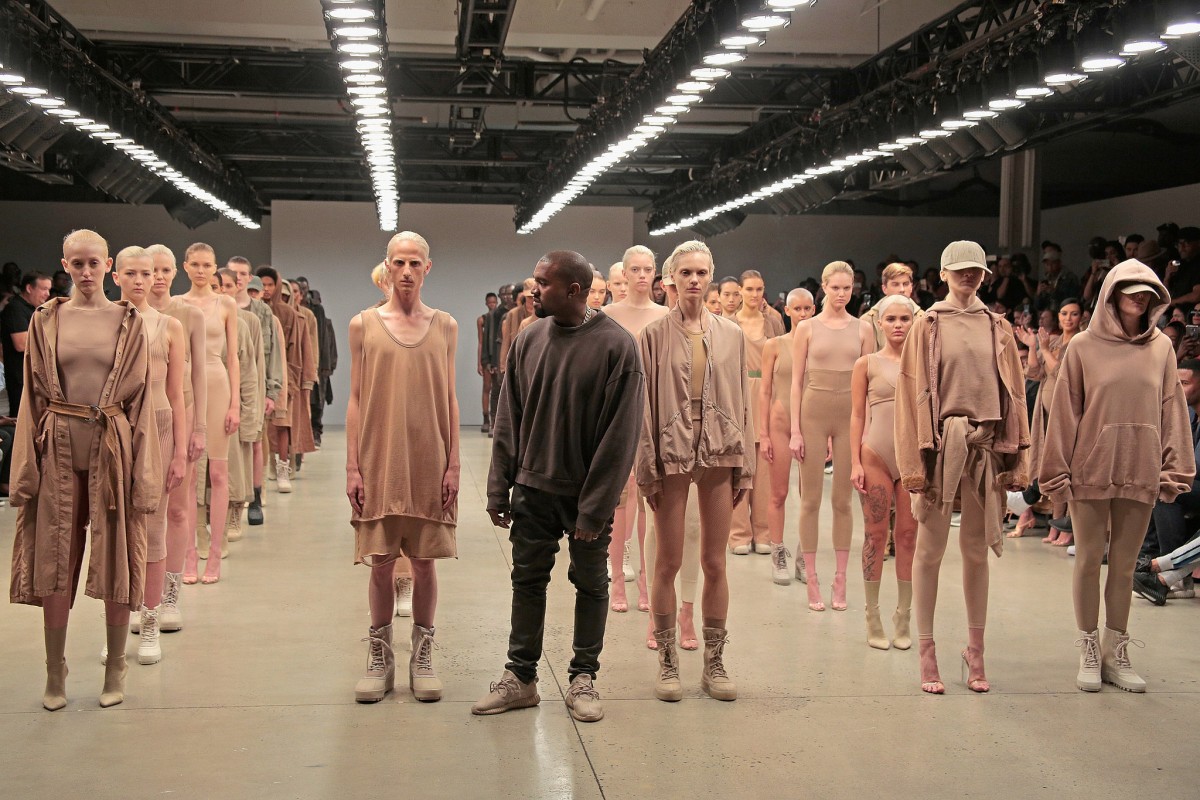 A segunda coleção da marca Yeezy, de Kanye West, apresentada na edição passada da semana de moda de Nova York