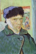 Autorretrato com orelha enfaixada, Vincent Van Gogh (1889)