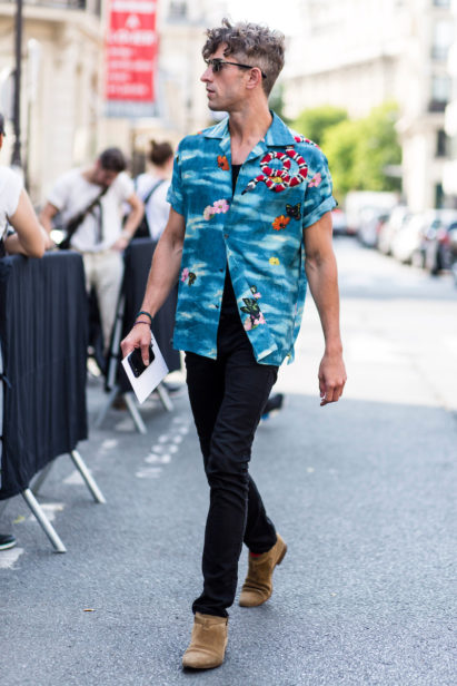 Paris Menswear Street Style - June 21 2017 - Spring Summer 2018