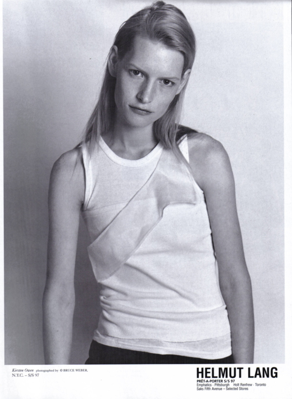 Kirsten Owen na campanha de Verão 97