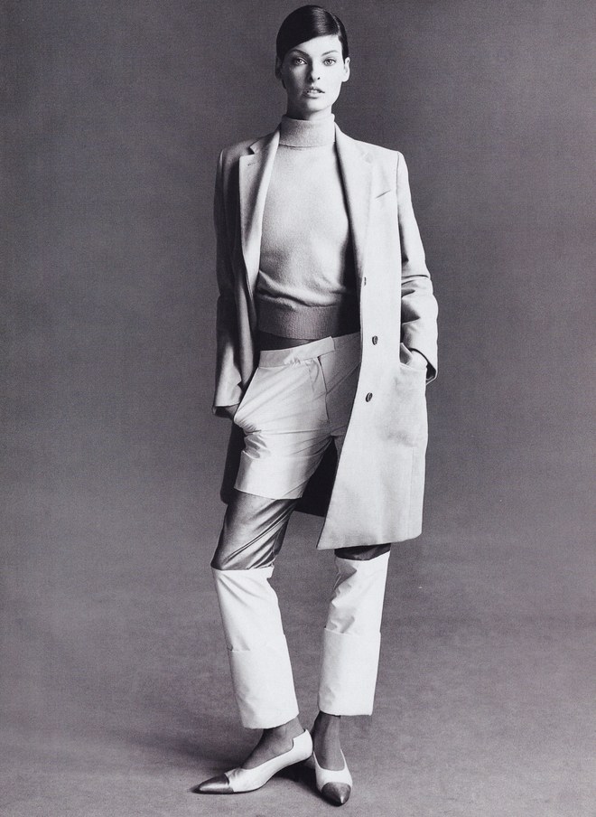 Linda Evangelista fotografada por Steven Meisel na Vogue em 97