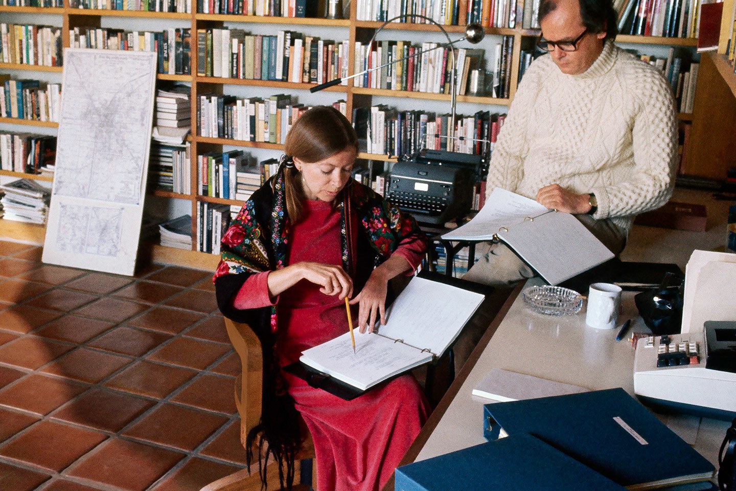 Joan Didion e seu marido, John Gregory Dunne ©Reprodução