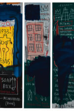 Sem título | 1983 | Acrílico e tinta a óleo em bastão sobre tela | 244 x 181 cm | © The Estate of Jean-Michel Basquiat. Licensed by Artestar, New York.