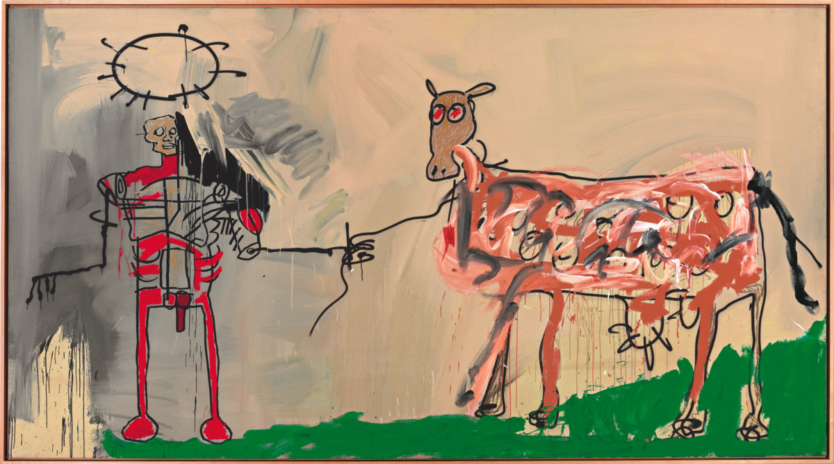 O campo próximo a outra estrada, 1981 (© The Estate of Jean-Michel Basquiat. Licensed by Artestar, New York/Divulgação)