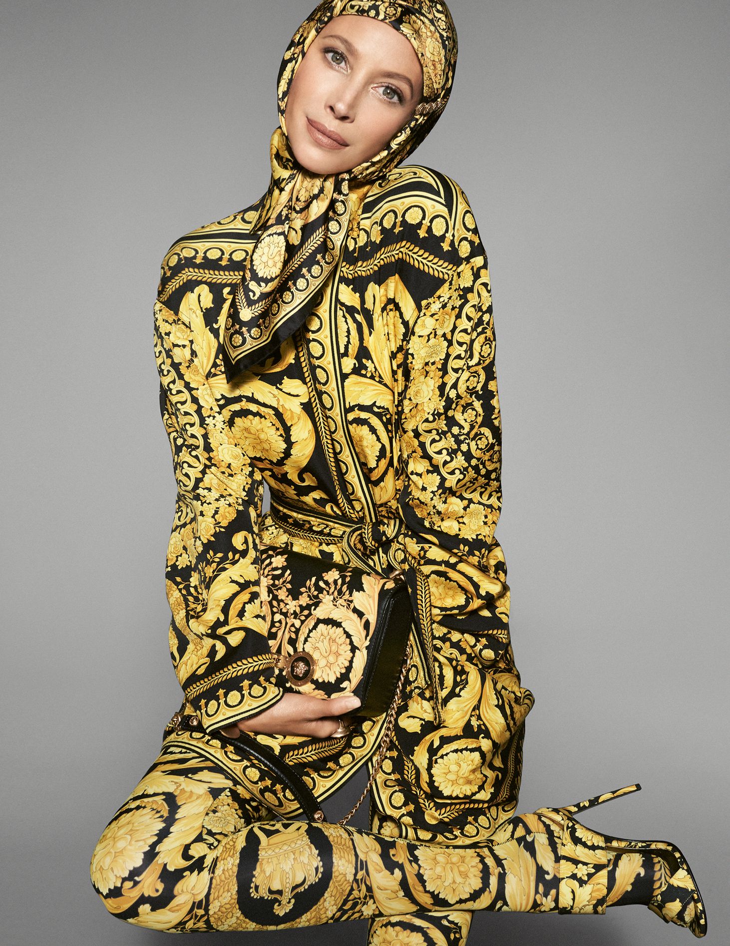 Christy Turlington para Versace / Steven Meisel