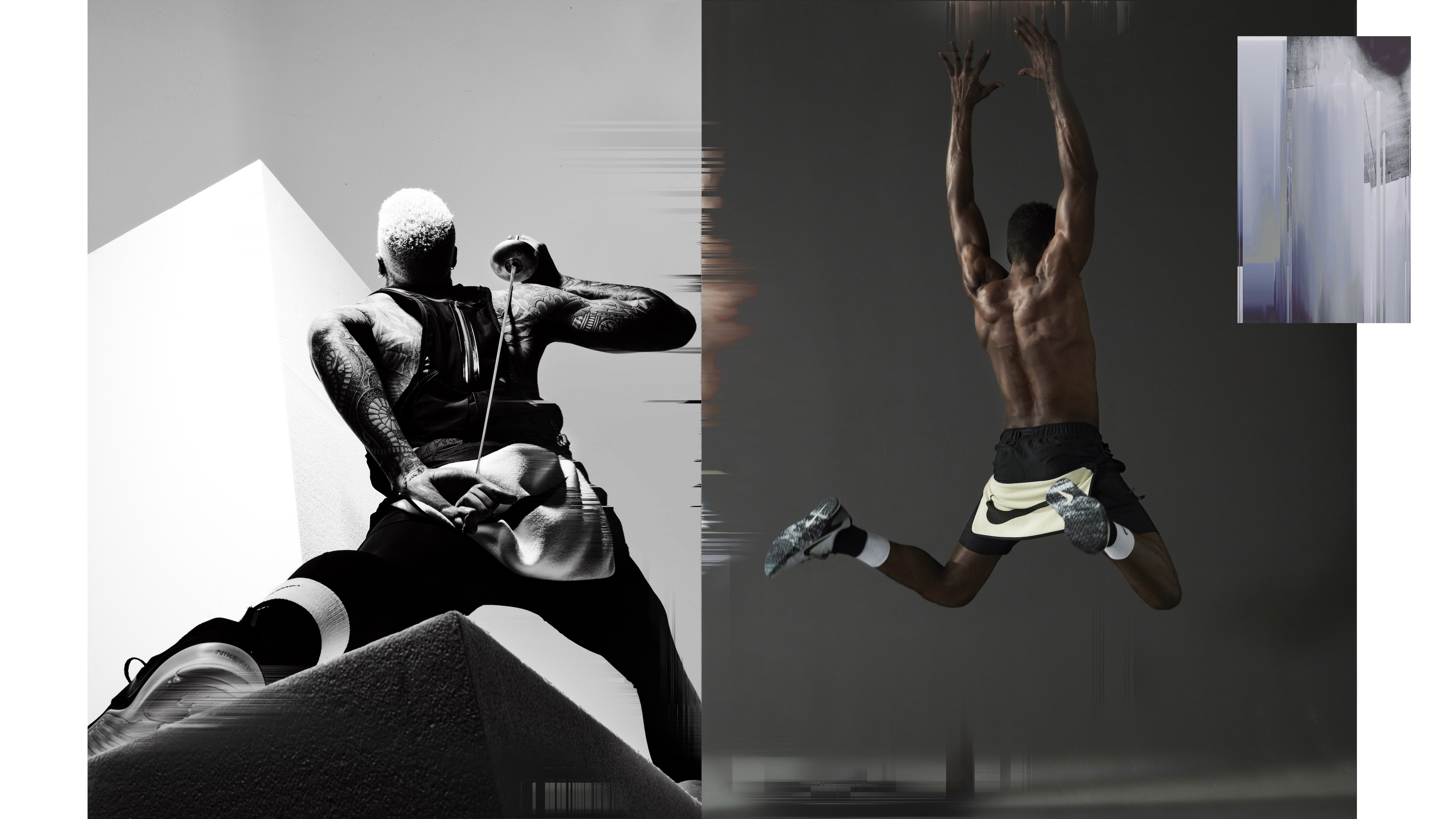 Campanha da Nike x MMW fotografada por Nick Knight / Reprodução