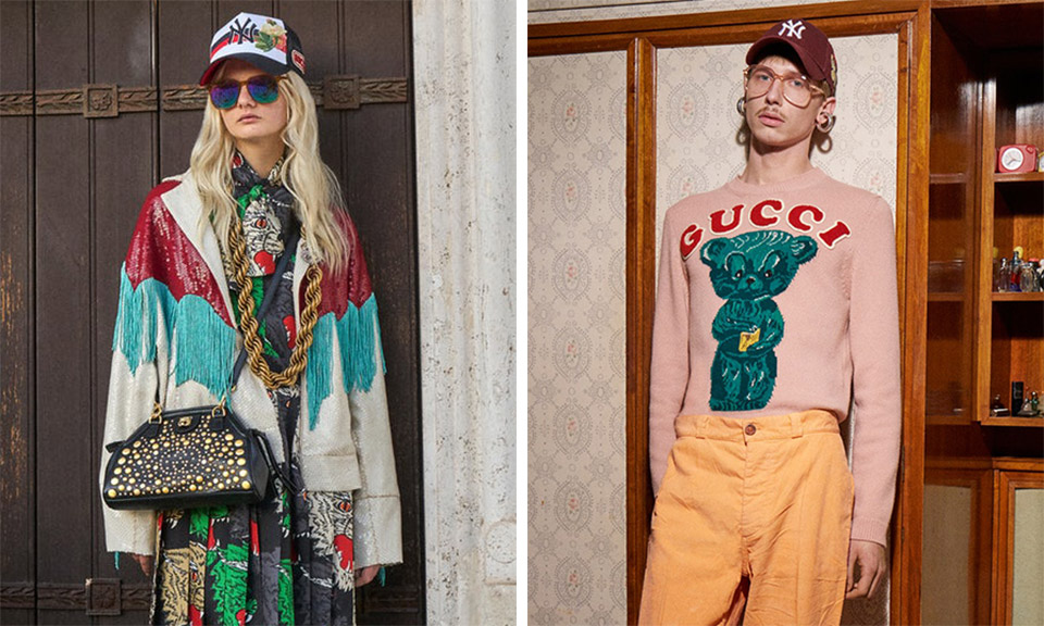 Campanha de Pre-fall 2018 da Gucci, de olho na França dos anos 60