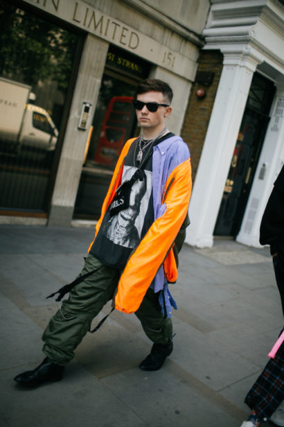 Street style at London Fashion Week Men's Spring 2019