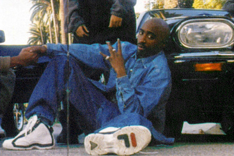 2pac wearing fila