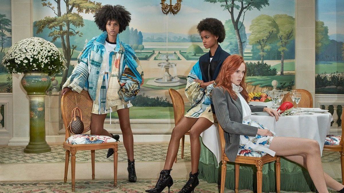 Campanha Louis Vuitton Verão 19. Modelos: Ambar Cristal Zarzuela, Blesnya Minher e Kiki Willems. Fotos: Collier Schorr