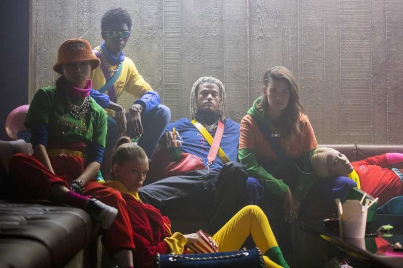 A still from the Chanel-Pharrell capsule collection film