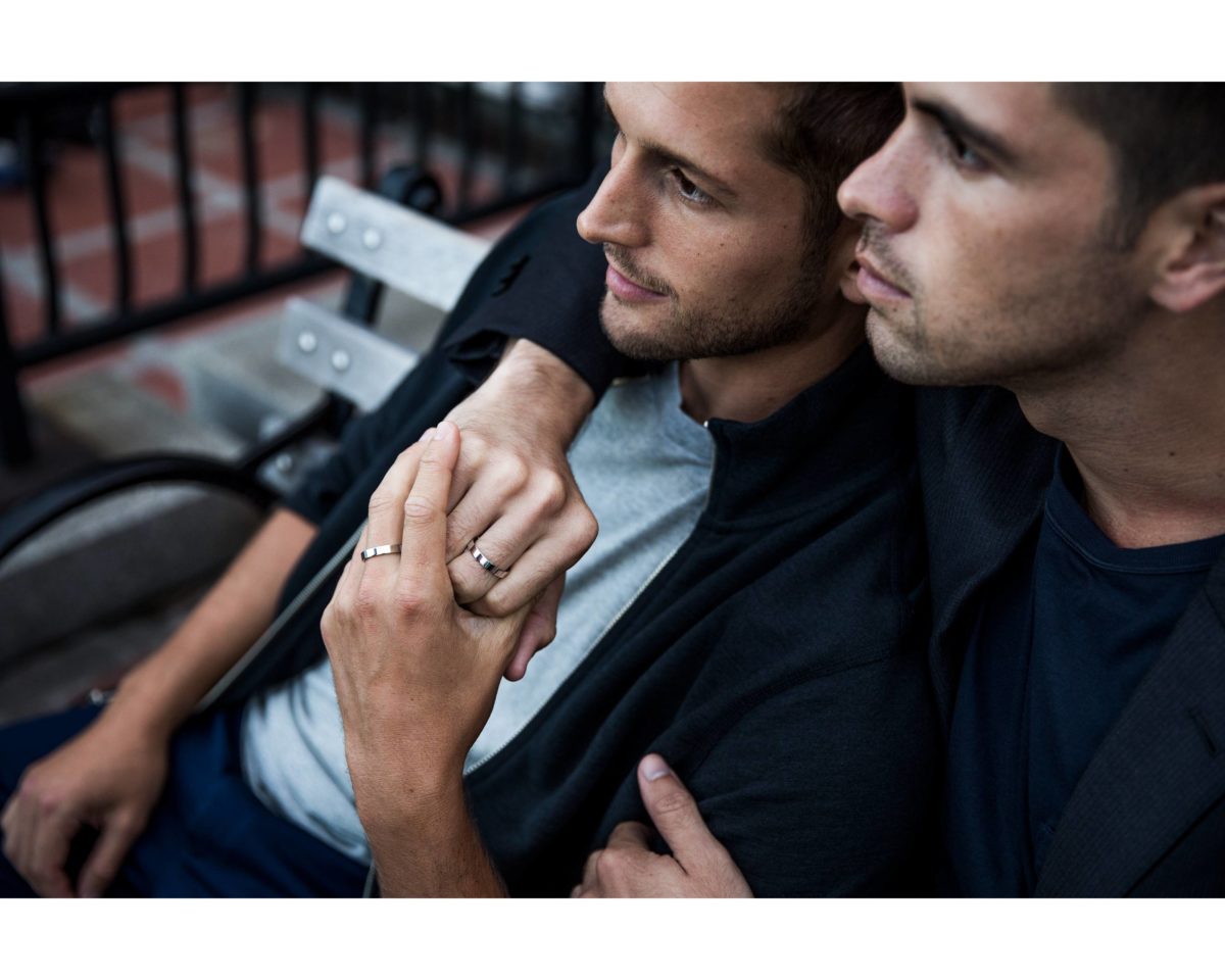 Max e Andrès, casal gay na campanha da Tiffany / Cortesia