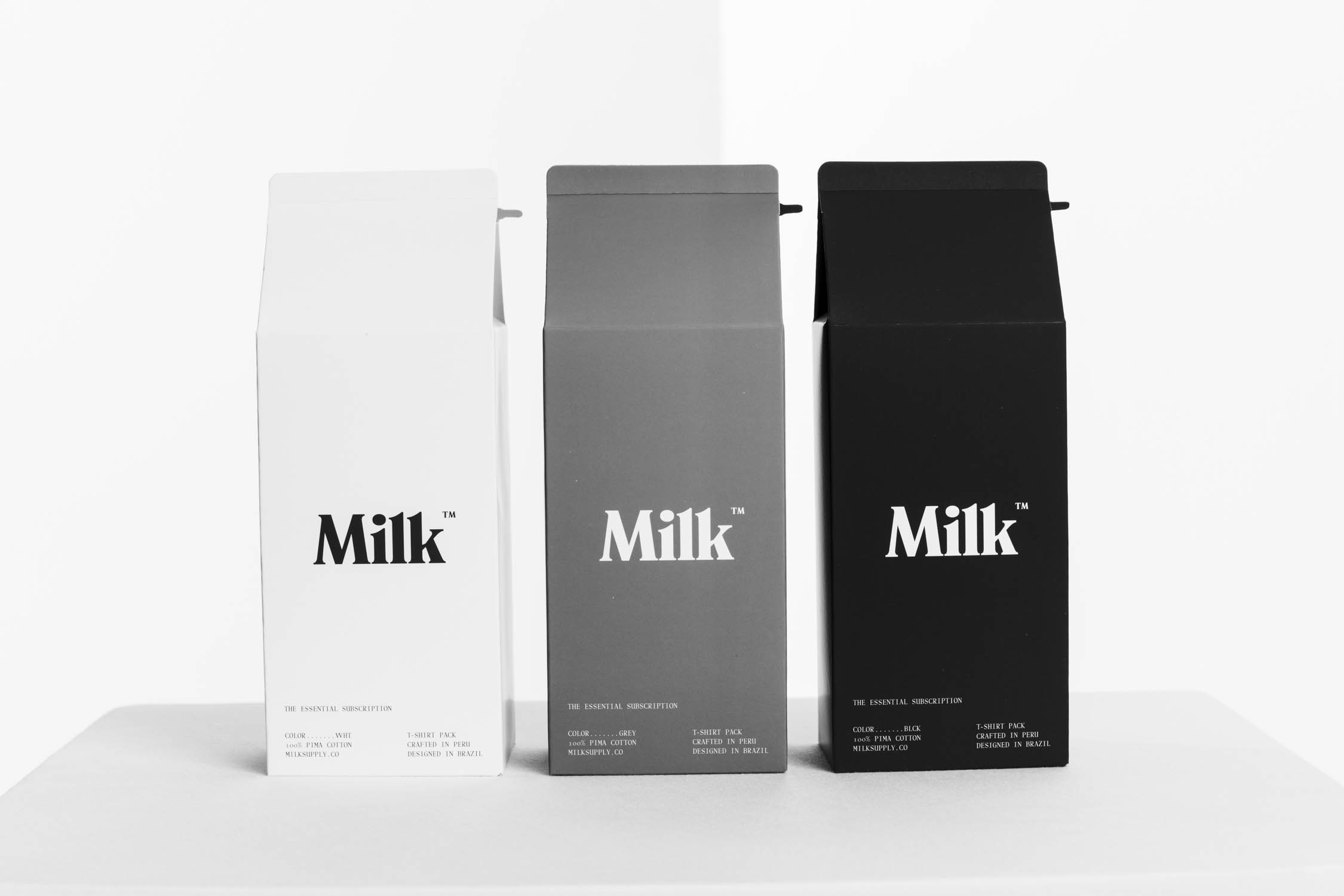 A embalagem da Milk Supply / Cortesia