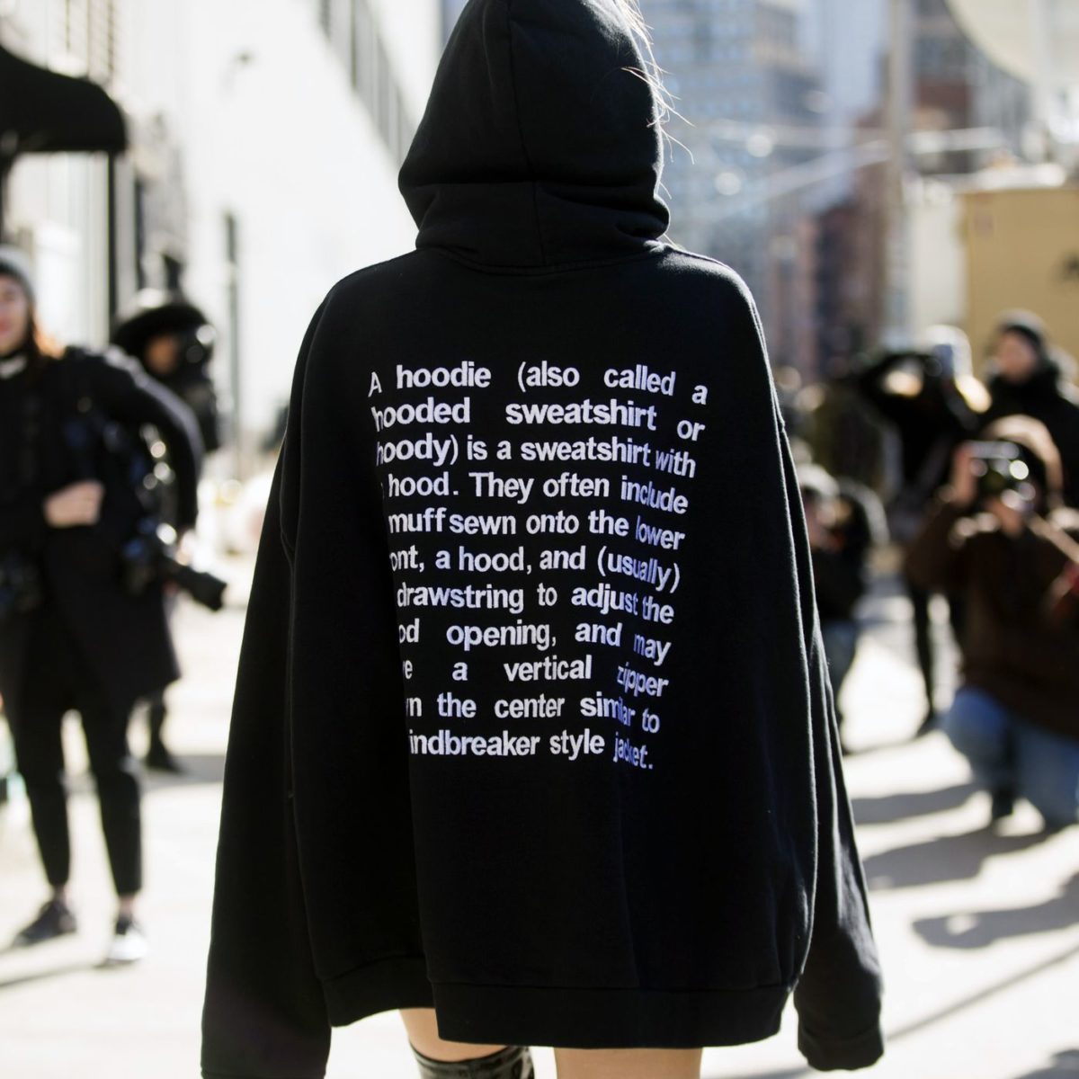 vetements moletom com capuz birthday