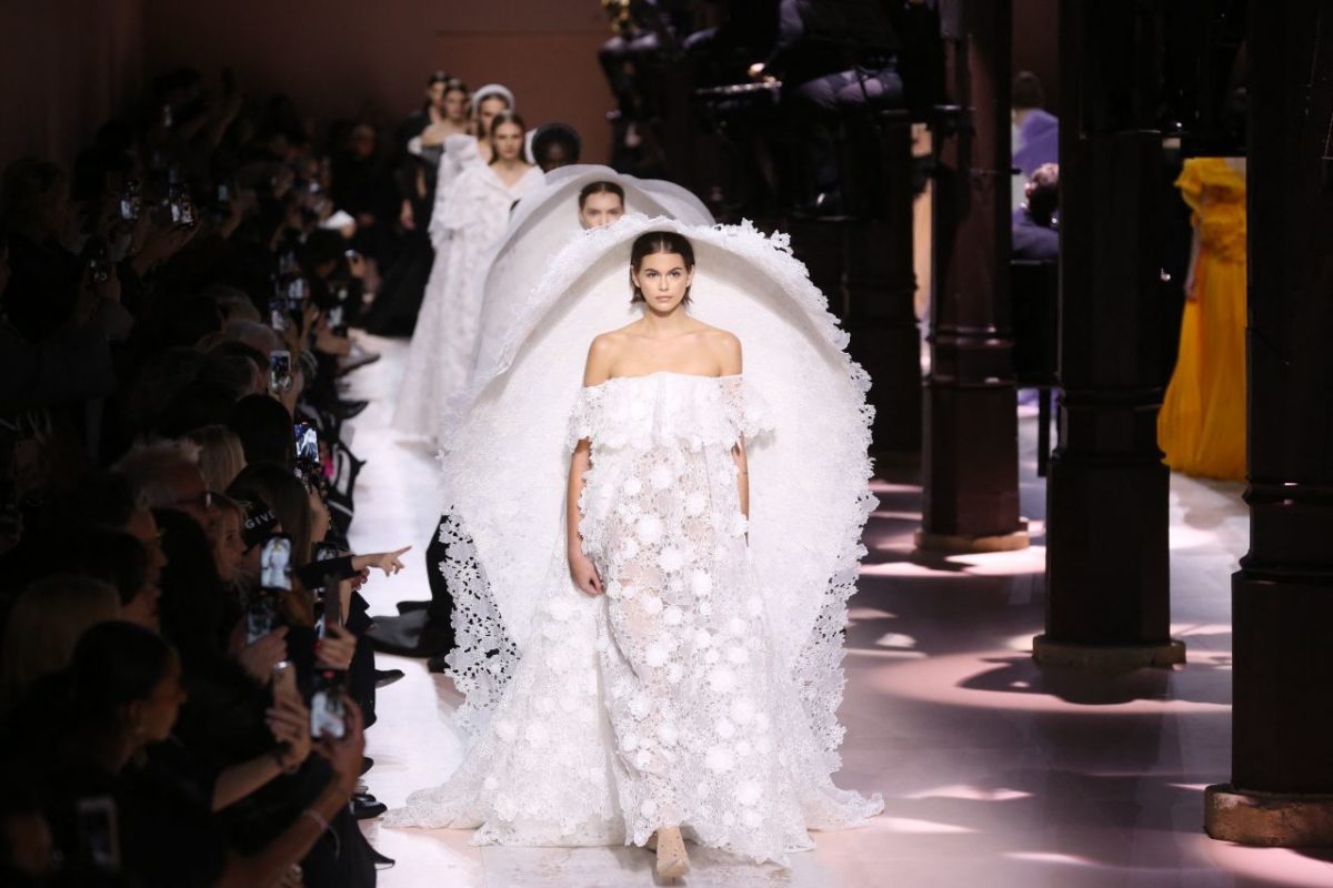 Desfile de Alta Costura da Givenchy, mostrado em janeiro deste ano / Reprodução