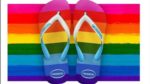 a marca que tem um modelo com as cores do arco-íris agora apoia o projeto social Apoia LGBT