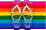 a marca que tem um modelo com as cores do arco-íris agora apoia o projeto social Apoia LGBT