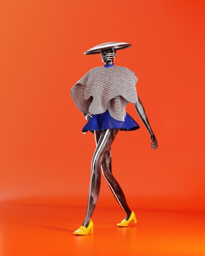 Criação de Zebra 3D Fashion Studio, participante da BRIFW