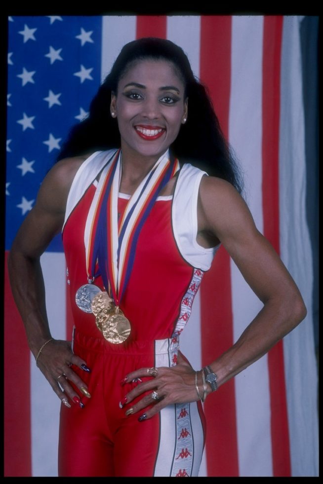 Flo Jo na Olimpíada de 1988 | Reprodução
