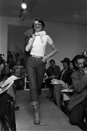 desfile da Calvin Klein em 1976